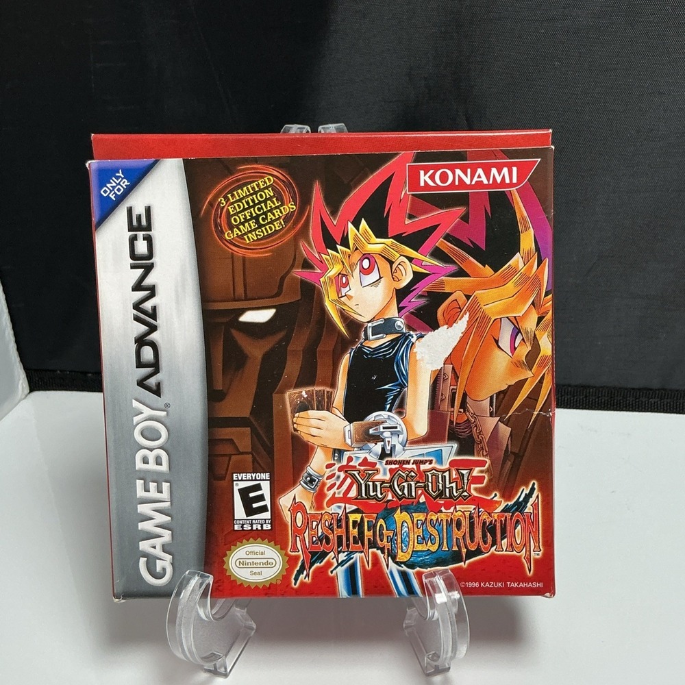 Yu-Gi-Oh Reshef of Destruction - Nintendo Game Boy Advance W. Box & Instructions